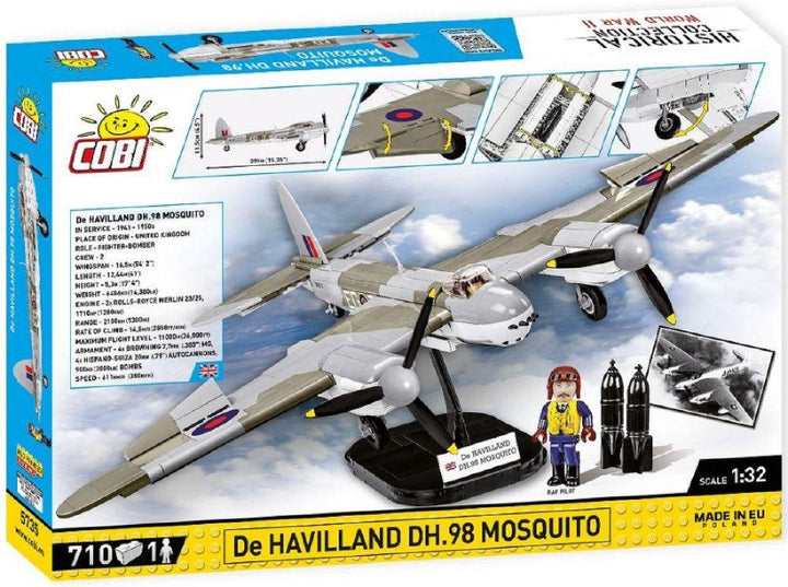 World War 2 – De Havilland DH-98 Mosquito (695 Piece Kit)