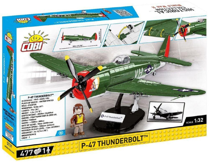 World War 2 – P-47 Thunderbolt (475 Piece Kit)
