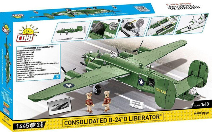 World War 2 – Consolidated B-24D Liberator (1413 Piece Kit)