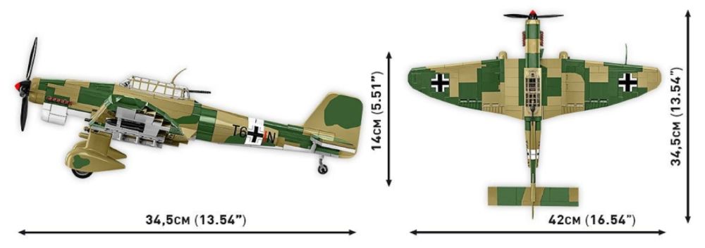 World War 2 – Junkers Ju 87 B-2 (525 Piece Kit)