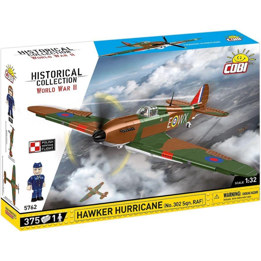 World War 2 – Hawker Hurricane (NO.302) Brick Kit (373 Piece Set)