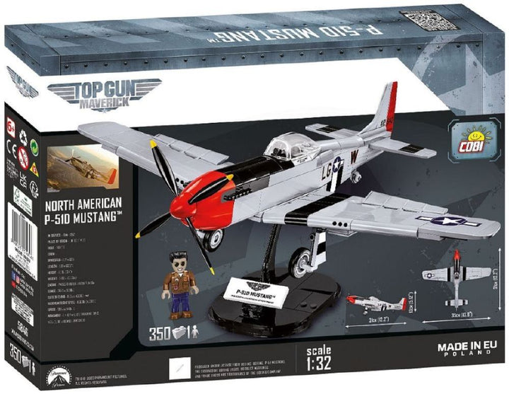 Top Gun – Mustang P-51D (350 Piece Kit)