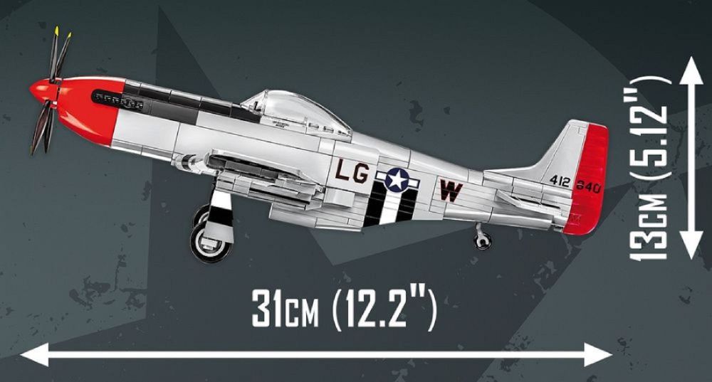 Top Gun – Mustang P-51D (350 Piece Kit)