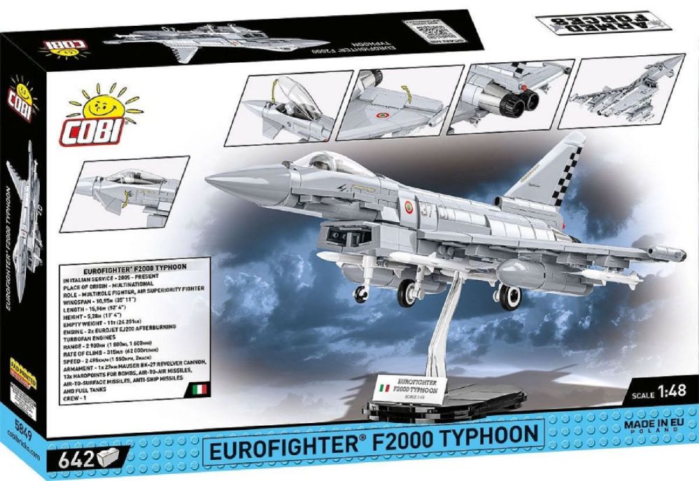 Armed Forces – Eurofighter F2000 Typhoon (642 Piece Kit)