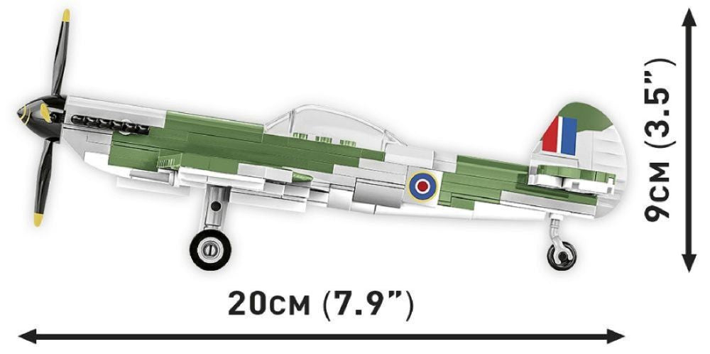 World War 2 – Spitfire Mk. XVI Bubbletop (152 Piece Kit)