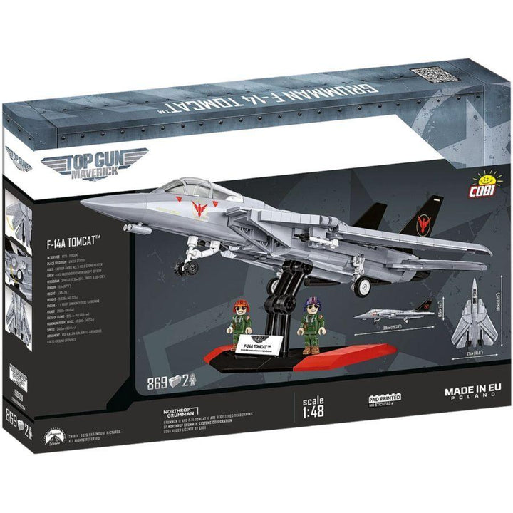 Top Gun – Grumman F-14 Tomcat Brick Kit (869 Pieces)