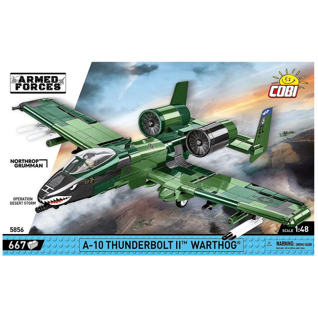Armed Forces – A-10 Thunderbolt II Warthog (667 Piece Kit)
