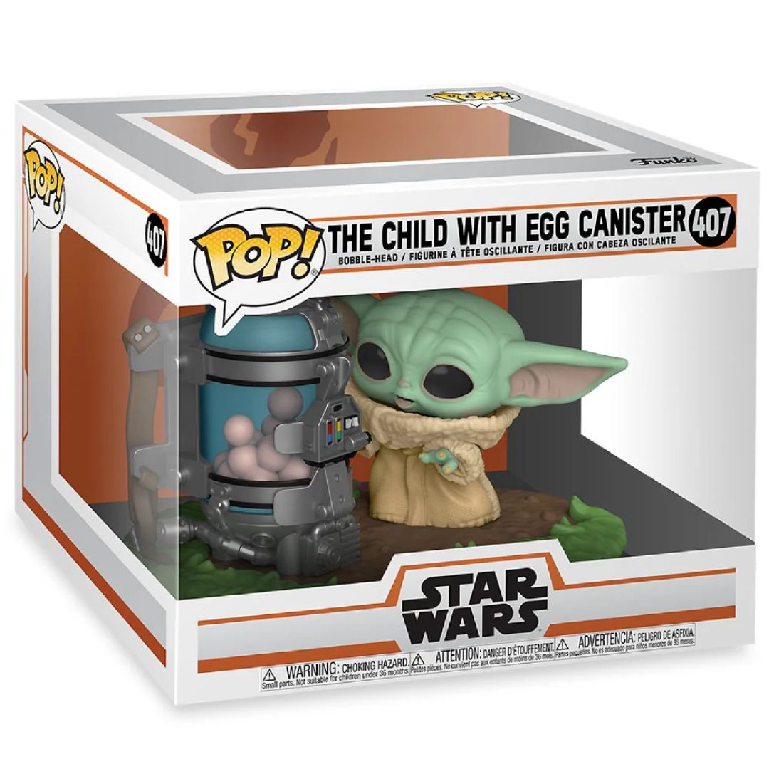 Star Wars: The Mandalorian – Child with Egg Canister Pop! Deluxe