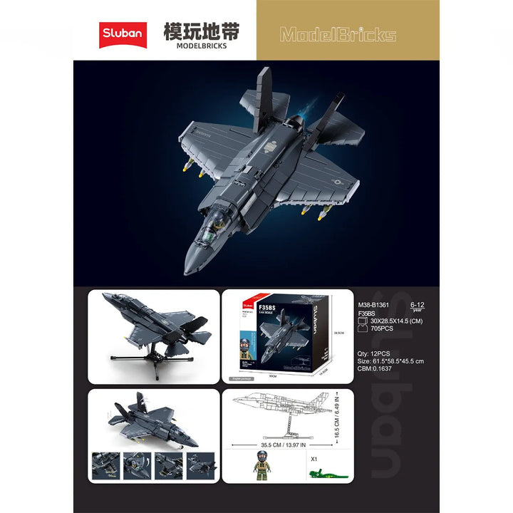 F35BS FIGHTER 705 Pcs