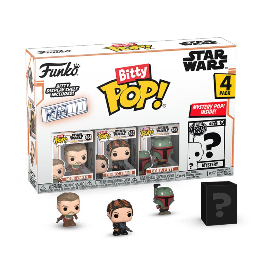 Star Wars: The Mandalorian – Cobb Vanth Bitty Pop! 4-Pack