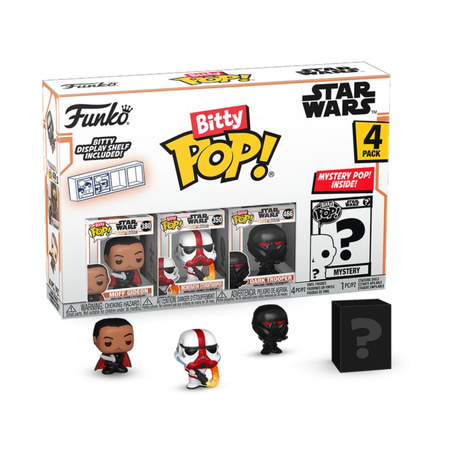 Star Wars: The Mandalorian – Moff Gideon Bitty Pop! 4-Pack