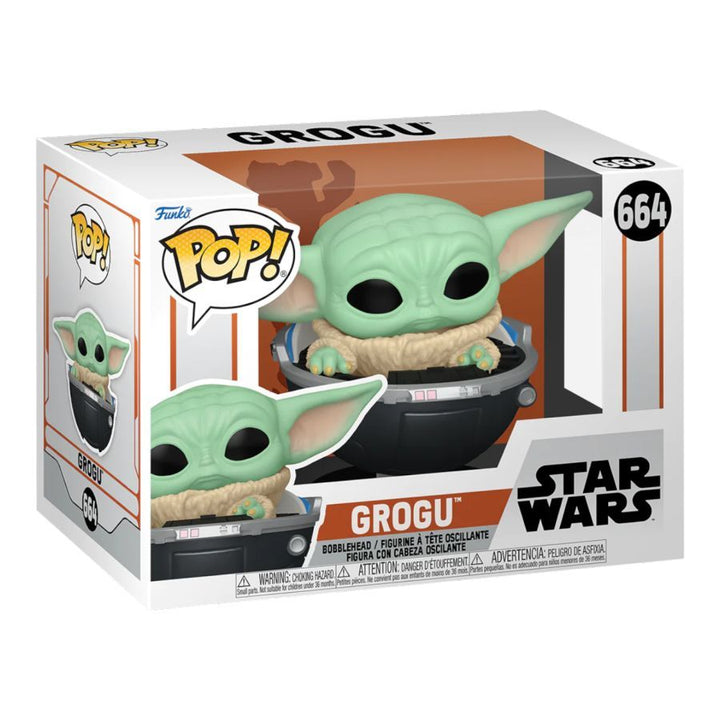 Star Wars: Mandalorian – Grogu in Hovering Pram Pop! Vinyl