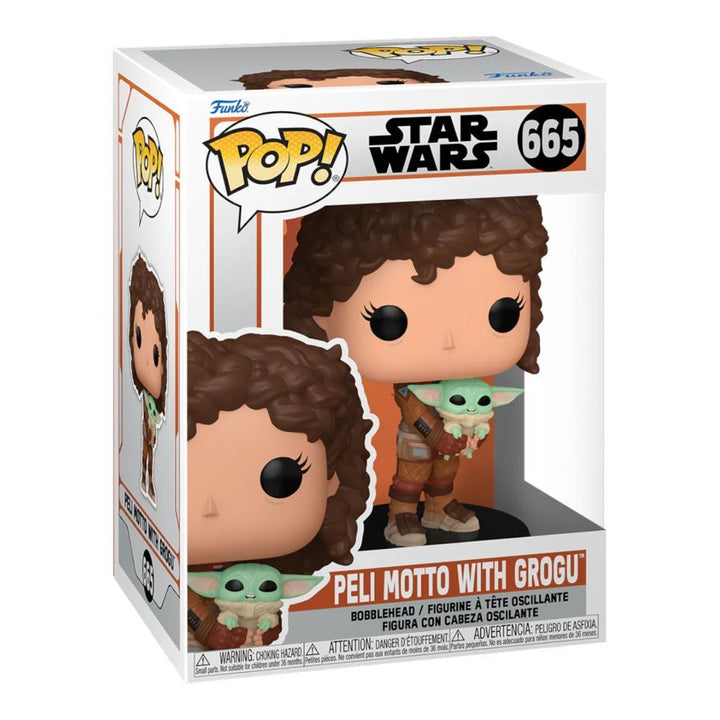 Star Wars: Mandalorian – Peli Motto &amp; Grogu Pop! Vinyl