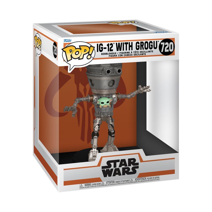Star Wars – IG-12 with Grogu Pop! Deluxe
