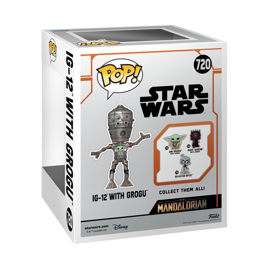 Star Wars – IG-12 with Grogu Pop! Deluxe