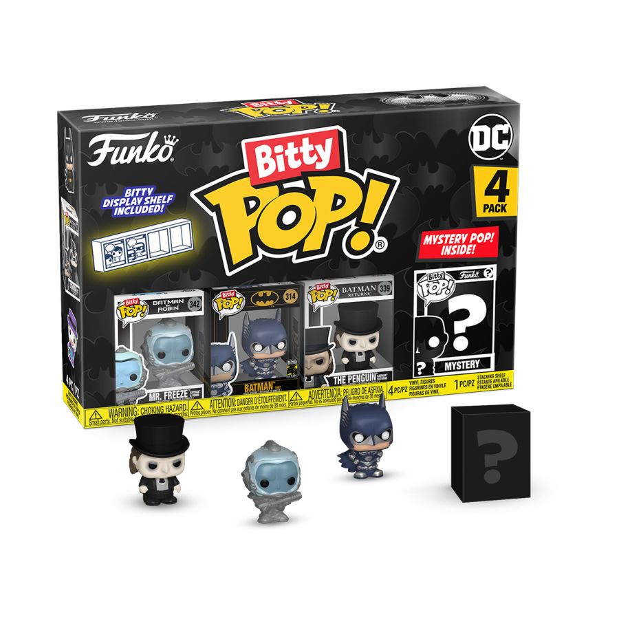 Batman: 85th Anniversary – Mr. Freeze Bitty Pop! 4-Pack