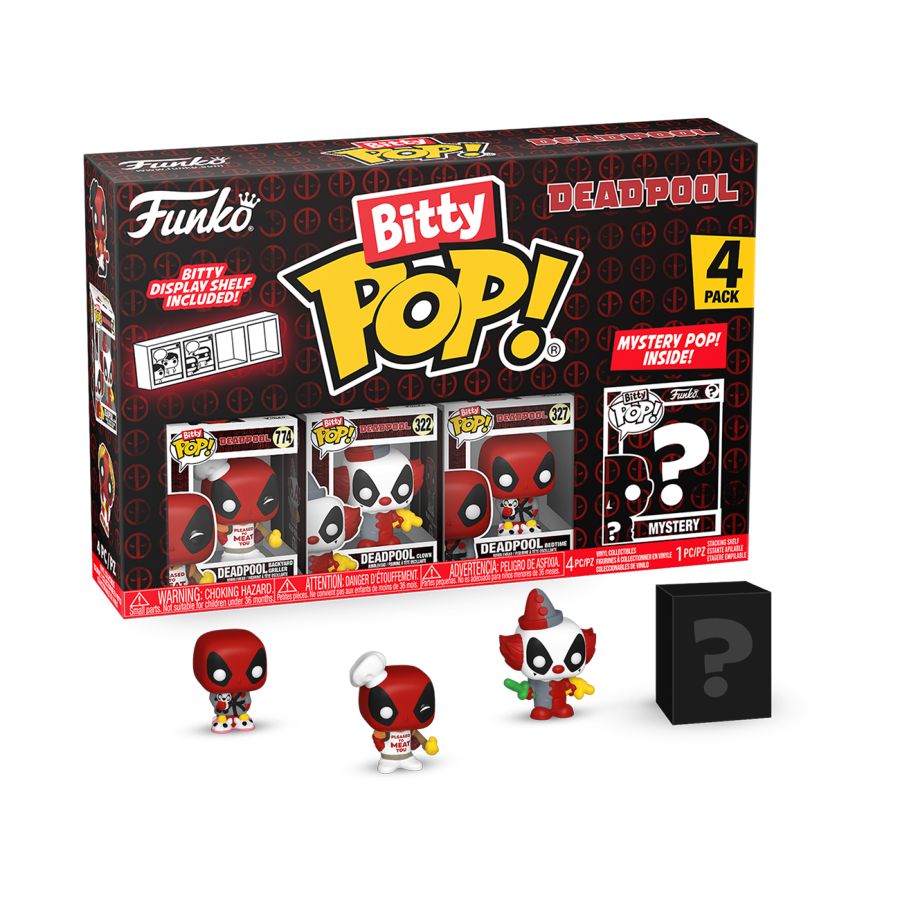Deadpool – BBQ Master Bitty Pop! 4 -Pack