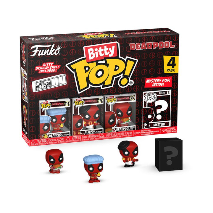 Deadpool – Bathtime Bitty Pop! 4 -Pack