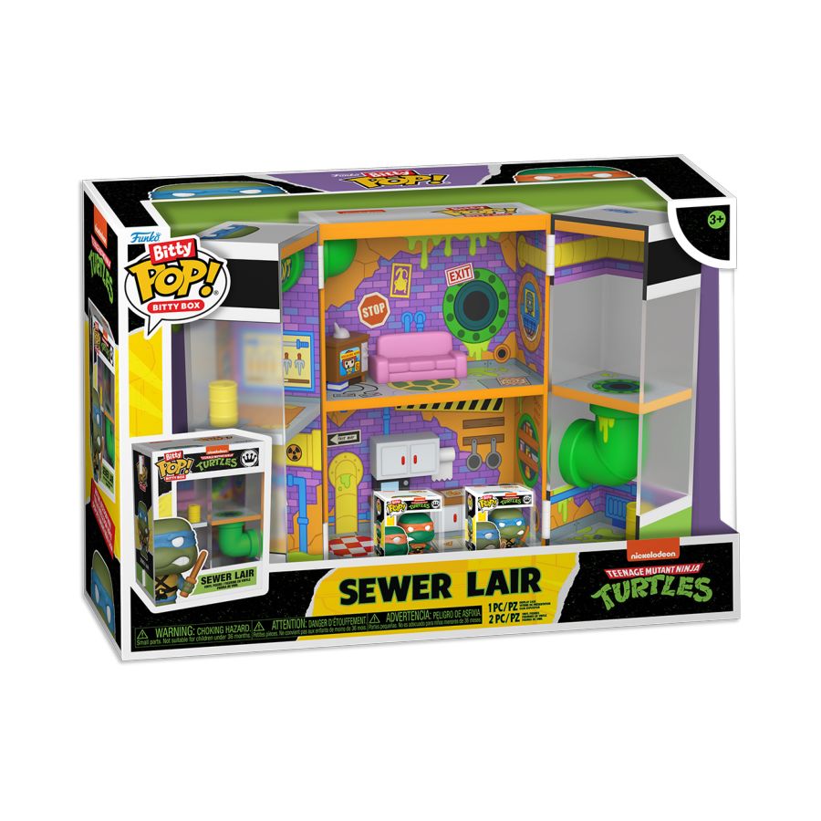 Teenage Mutant Ninja Turtles – Sewer Home Bitty Box Playset