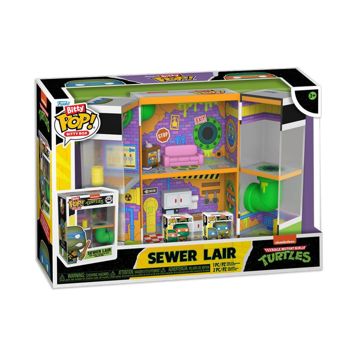 Teenage Mutant Ninja Turtles – Sewer Home Bitty Box Playset