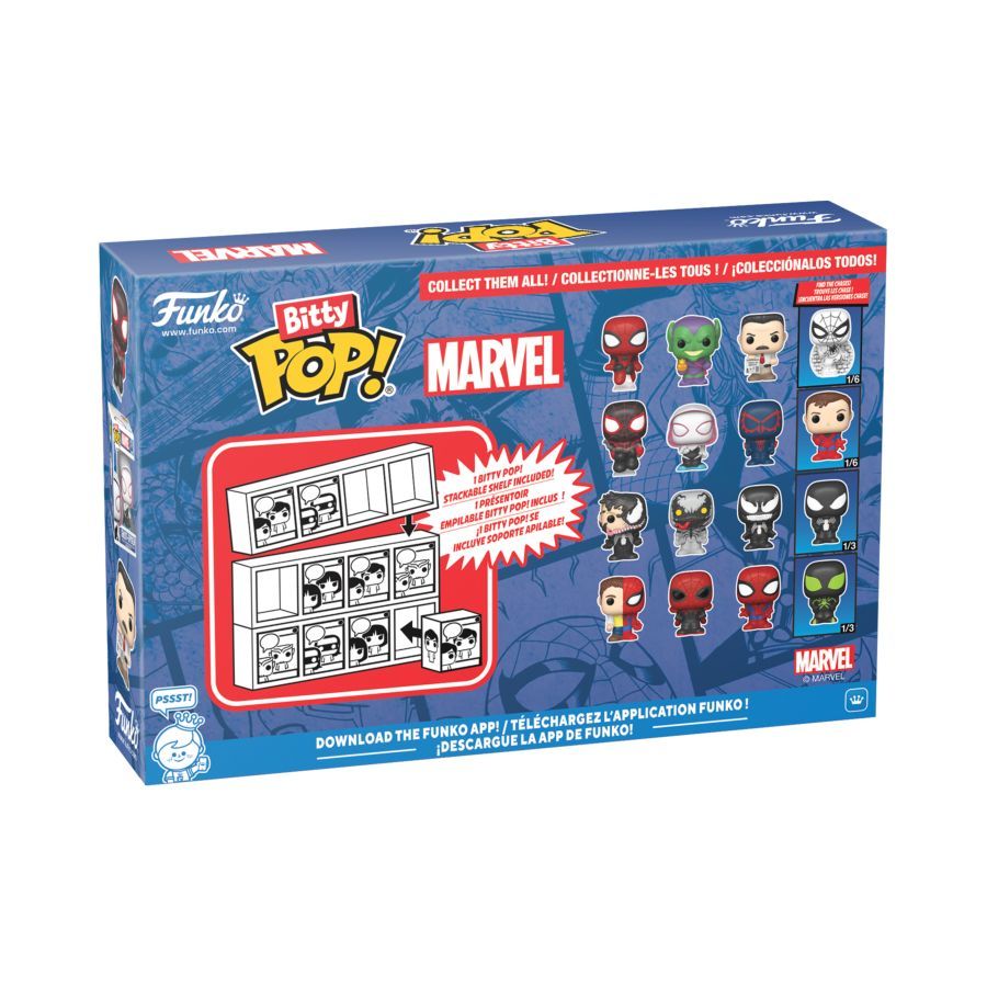 Spider-Man – Spider-Man Bitty Pop! 4-Pack