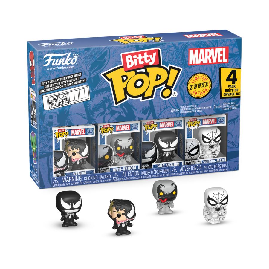 Spider-Man – Venom Bitty Pop! 4-Pack