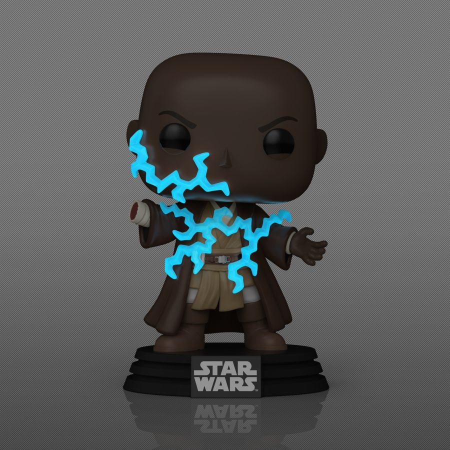Star Wars: Revenge of the Sith – Mace Windu Electricity US Exclusive Glow Pop! Vinyl