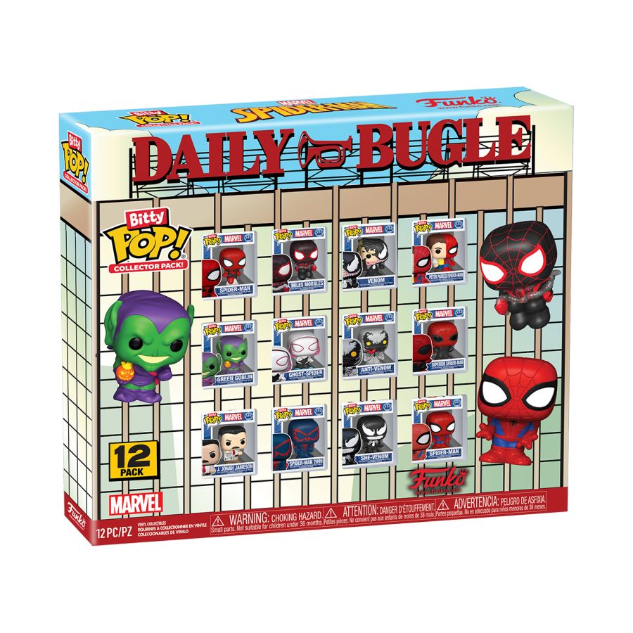 Spider-Man – Daily Bugle Bitty Pop! 12-Pack