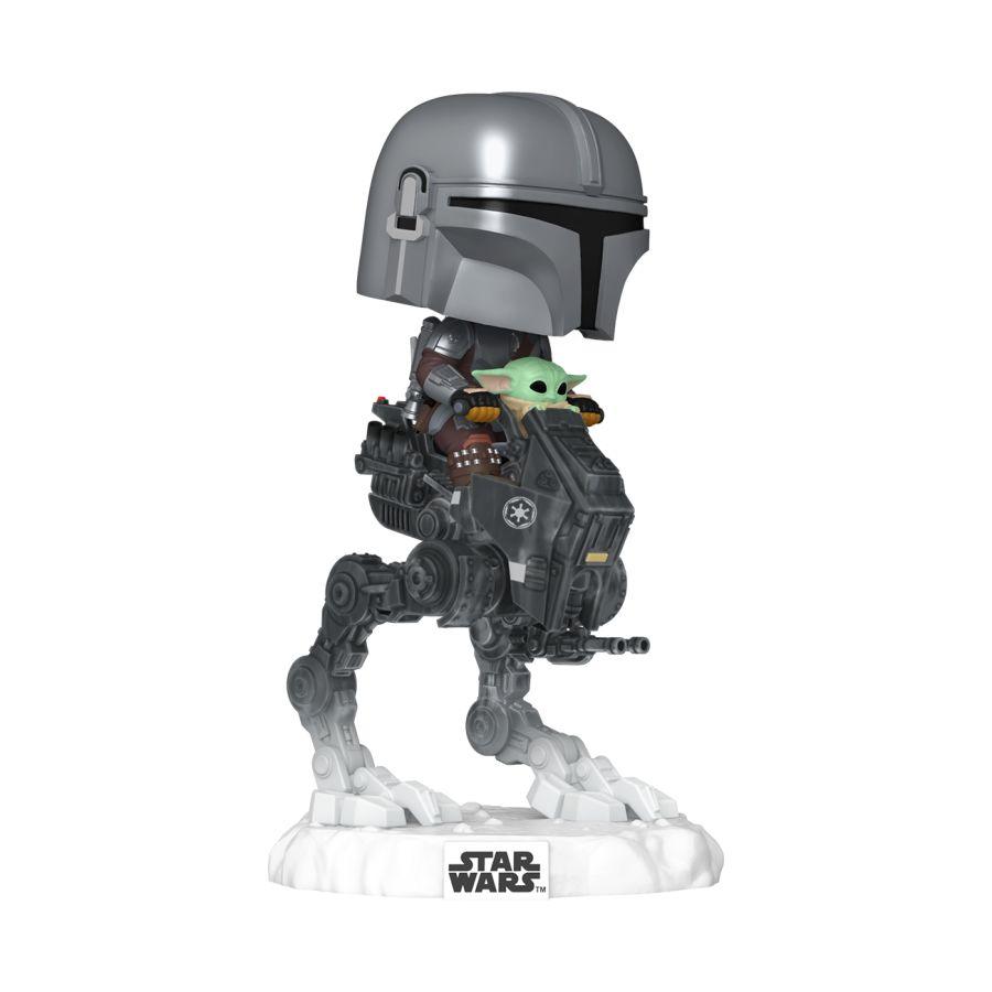 The Mandalorian &amp; Grogu (2026) – The Mandalorian with Grogu in Imperial Remnant AT-RT