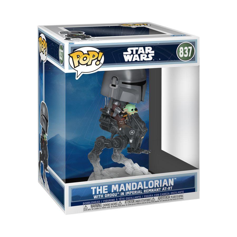 The Mandalorian &amp; Grogu (2026) – The Mandalorian with Grogu in Imperial Remnant AT-RT