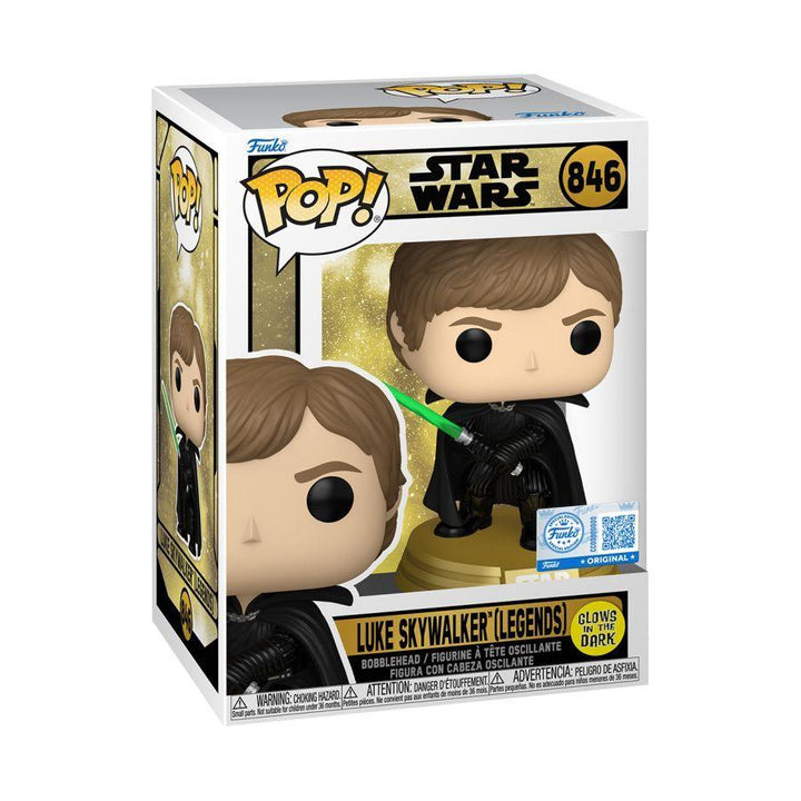 Star Wars: Legends – Luke Skywalker US Exclusive Glow Pop! Vinyl [RS]