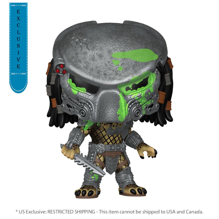 Alien Vs Predator: Requiem – Bull Predator (Battle Damaged) US Exclusive Glow Pop! Vinyl