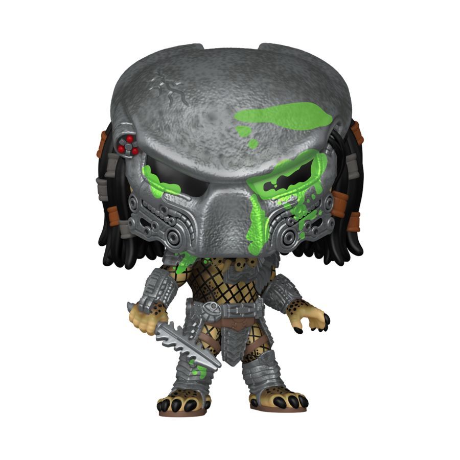 Alien Vs Predator: Requiem – Bull Predator (Battle Damaged) US Exclusive Glow Pop! Vinyl