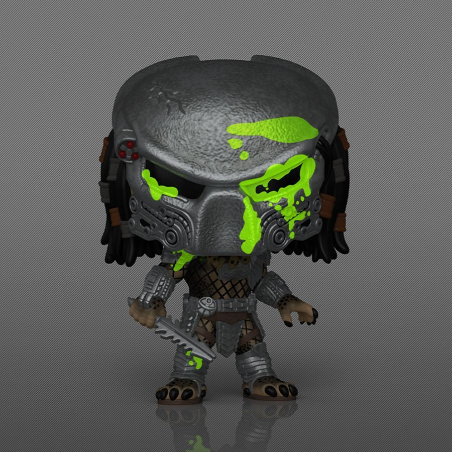 Alien Vs Predator: Requiem – Bull Predator (Battle Damaged) US Exclusive Glow Pop! Vinyl