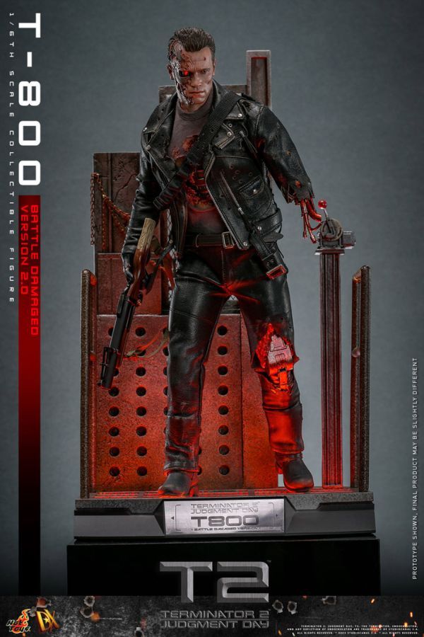 Terminator 2: Judgment Day – T-800 (Battle Damaged 2.0) 1:6 Collectable Action Figure