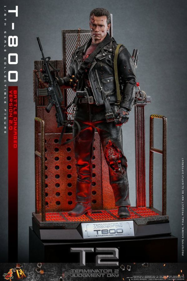 Terminator 2: Judgment Day – T-800 (Battle Damaged 2.0) 1:6 Collectable Action Figure
