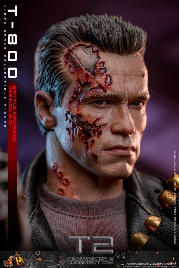Terminator 2: Judgment Day – T-800 (Battle Damaged 2.0) 1:6 Collectable Action Figure