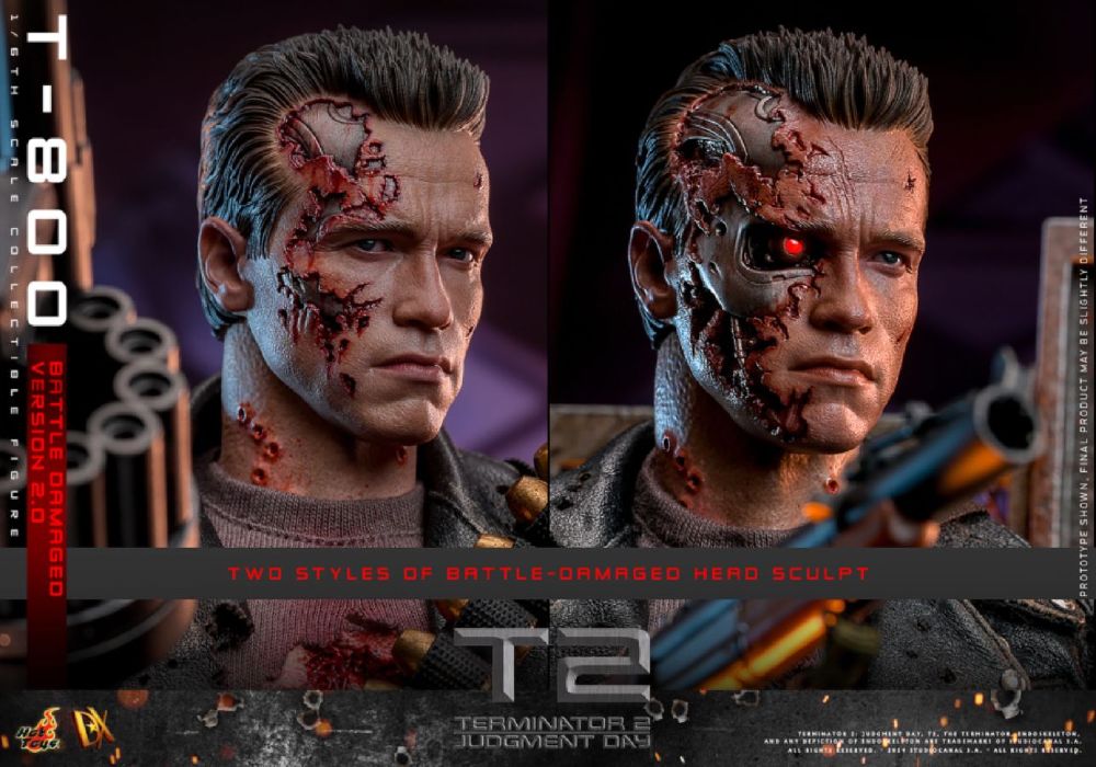 Terminator 2: Judgment Day – T-800 (Battle Damaged 2.0) 1:6 Collectable Action Figure