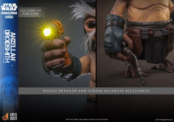 The Mandalorian &amp;amp; Grogu (2026) – Anzellan Droidsmith 1:1 Scale Figure