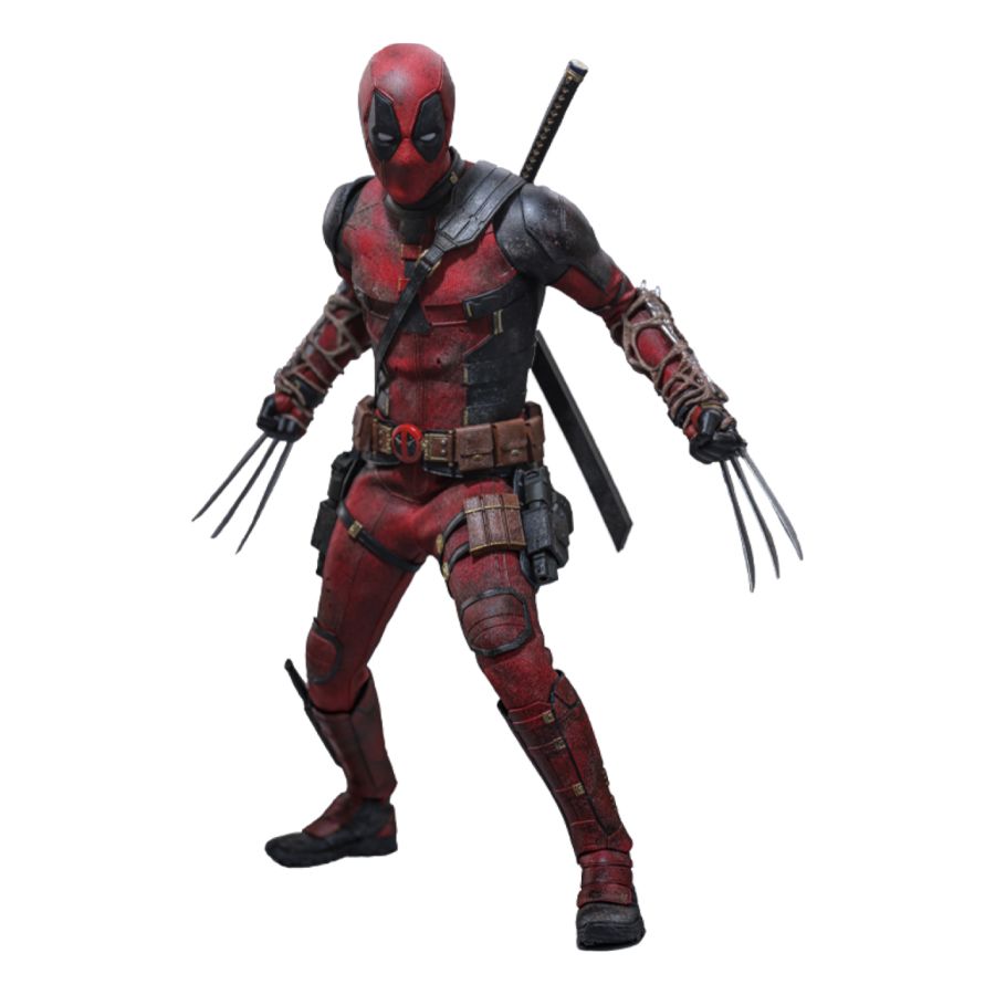Deadpool &amp; Wolverine – Deadpool (Battling Version) 1:6 Scale Collectible Action Figure
