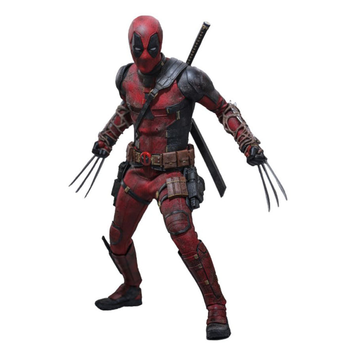 Deadpool &amp; Wolverine – Deadpool (Battling Version) 1:6 Scale Collectible Action Figure