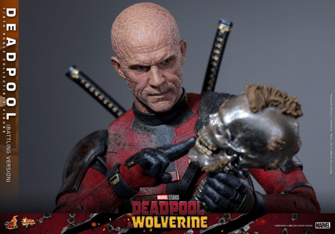 Deadpool &amp; Wolverine – Deadpool (Battling Version) 1:6 Scale Collectible Action Figure