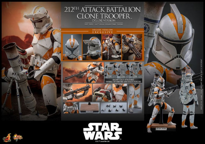 Star Wars – 212th Attack Battalion Clone Trooper Deluxe 1:6 Collectable Action Figure