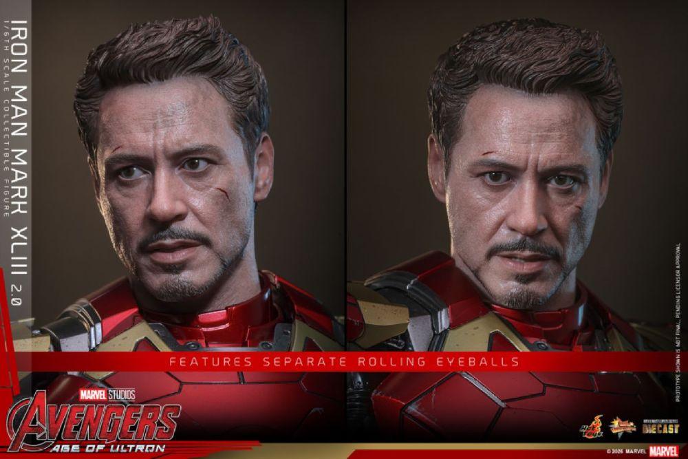 Avengers: Age of Ultron – Iron Man Mark XLIII (2.0) 1:6 Scale Figure