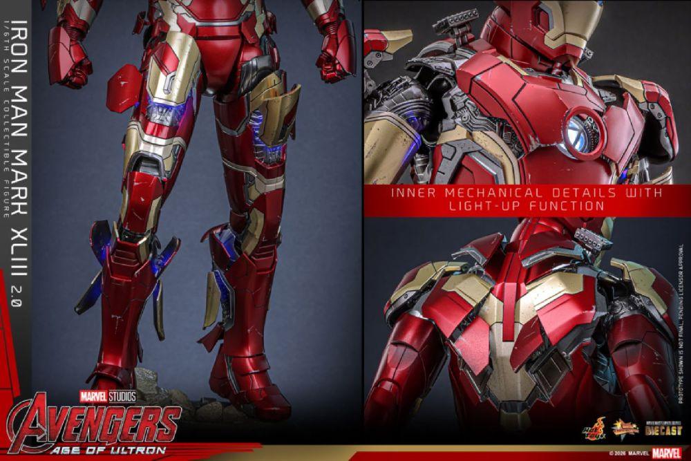 Avengers: Age of Ultron – Iron Man Mark XLIII (2.0) 1:6 Scale Figure