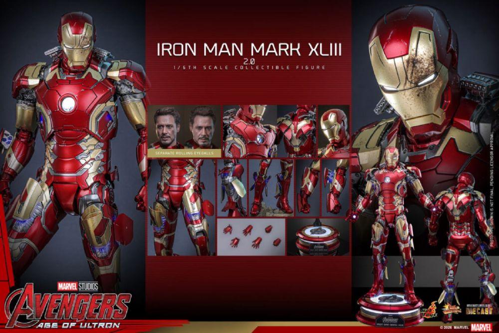 Avengers: Age of Ultron – Iron Man Mark XLIII (2.0) 1:6 Scale Figure