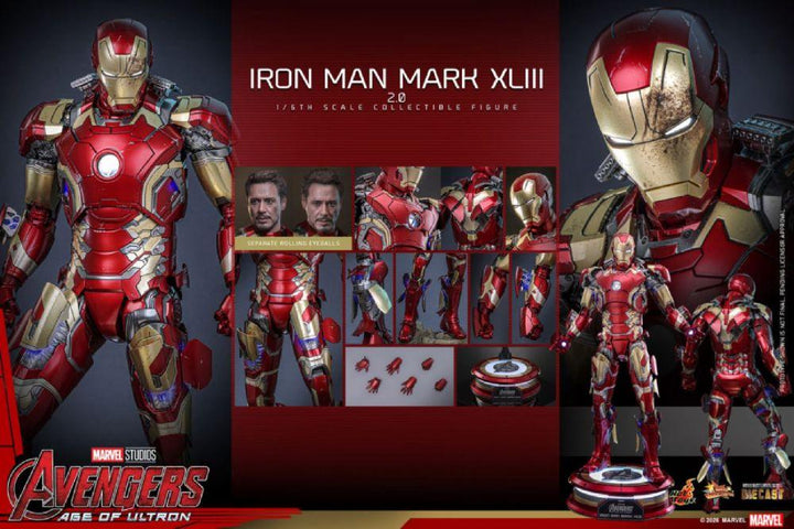 Avengers: Age of Ultron – Iron Man Mark XLIII (2.0) 1:6 Scale Figure