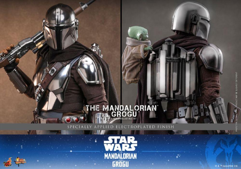 Star Wars: The Mandalorian &amp; Grogu – The Mandalorian with Grogu 1:6 Scale Collectible Action Figure
