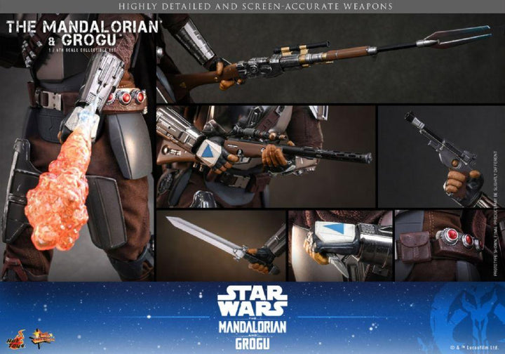 Star Wars: The Mandalorian &amp; Grogu – The Mandalorian with Grogu 1:6 Scale Collectible Action Figure