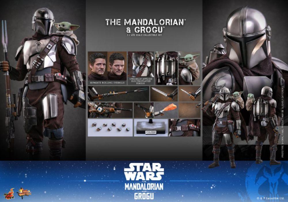 Star Wars: The Mandalorian &amp; Grogu – The Mandalorian with Grogu 1:6 Scale Collectible Action Figure